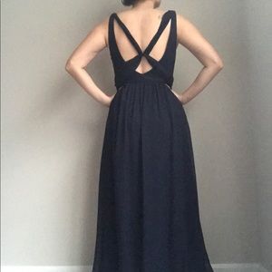 Navy blue gown 👗